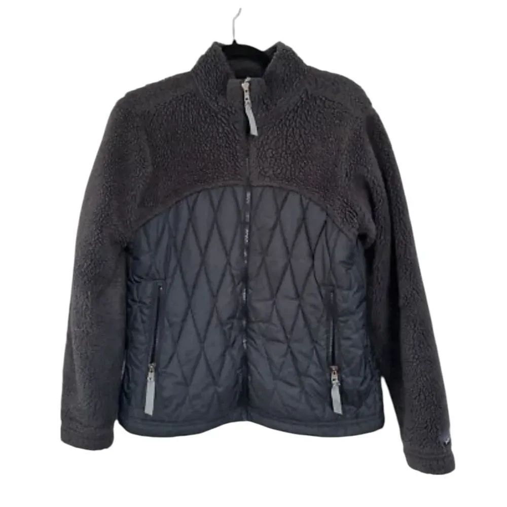 VTG Patagonia Bernese Mountain Jacket High Pile Quilted 81455 Women's L USA